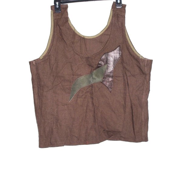 Vintage Shanna Brown Skirt Set  Size Large. - Picture 3 of 6